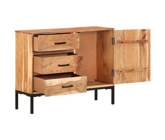 Aparador cómoda cómoda armario mueble organizador cocina salón salón Castanho