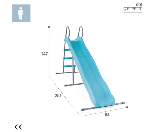 Escorregador infantil  INTEX Azul