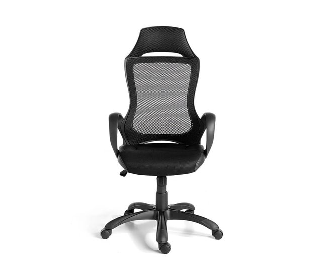 ANGEL CERDA Cadeira de escritório giratória em tecido preto Preto