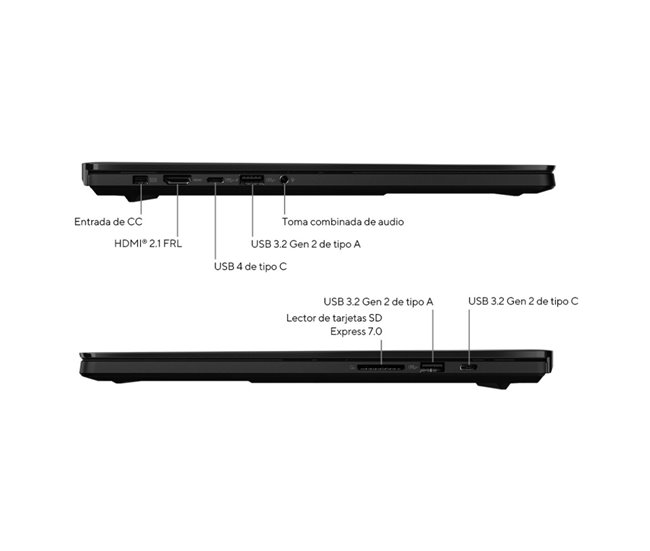 Laptop 90NB15L1-M00360 Preto