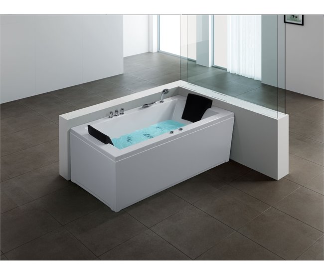 Beliani Banheira de interior VARADERO 90x183 Branco