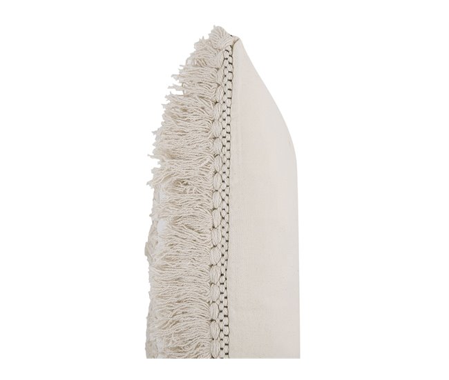 Beliani Almofada decorativa VILLUR Bege