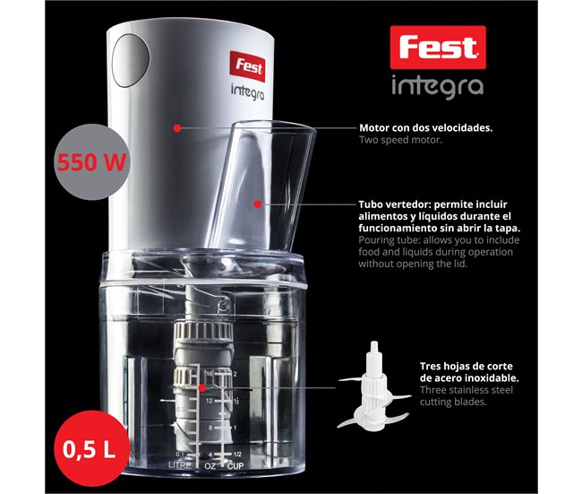 Fest integra multi -cara Branco
