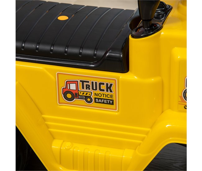Carro Andador Empilhadeira PP e ABS HOMCOM Amarelo