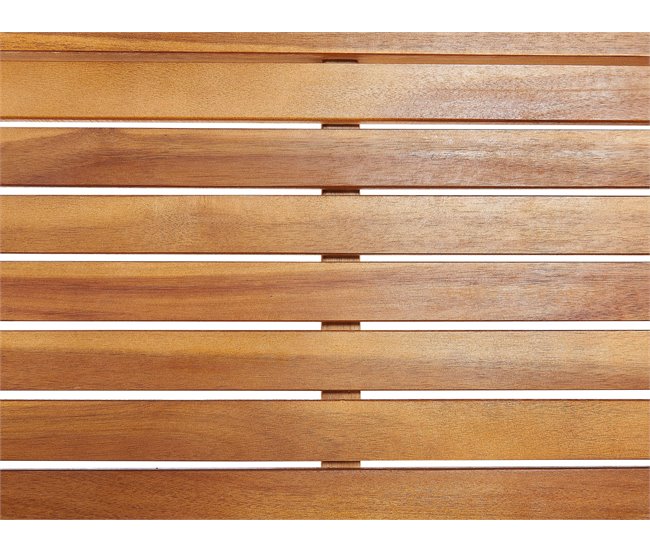 Beliani Mesa extensível MAUI Castanho