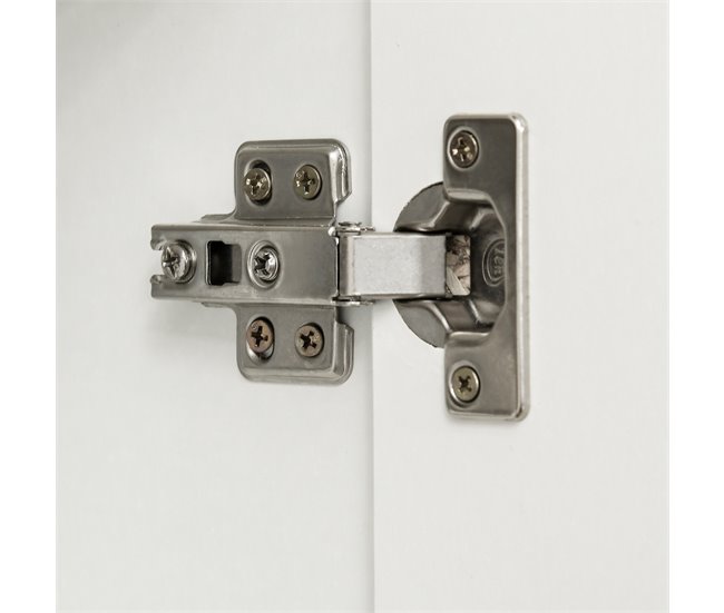 Aparador para Sala de Estar Melamina de Madeira HOMCOM Branco