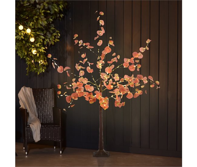 Árvore com Iluminação PP HOMCOM, casa - decoração Laranja