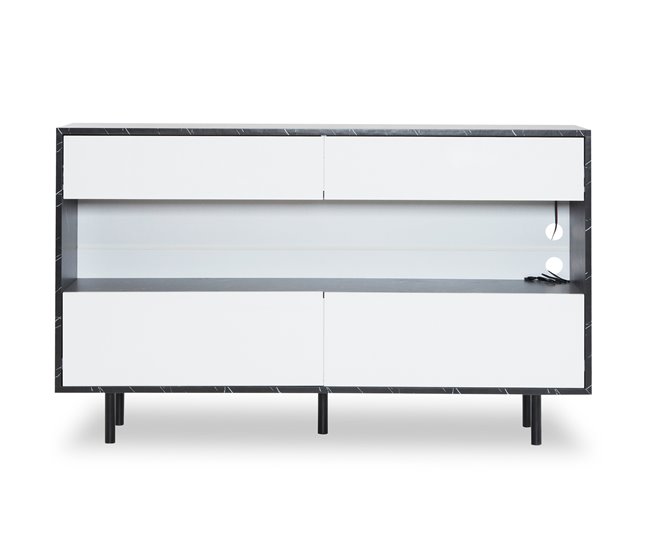 Aparadores Branco/ Preto