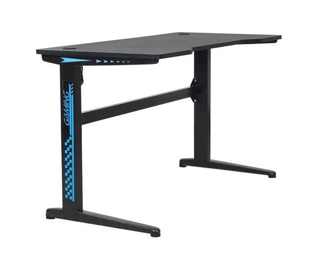 Mesa de trabalho para jogadores Preto