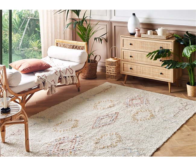 Beliani Pelos curtos BETTIAH 140x200 Bege