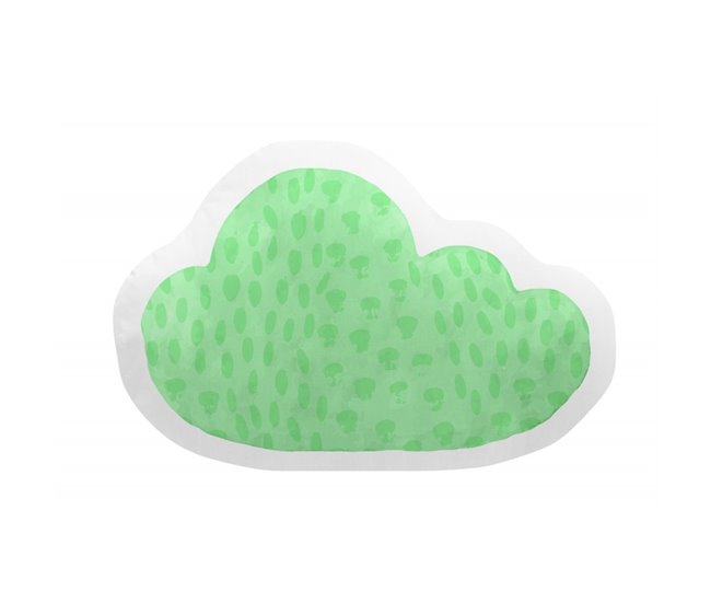Almofada em forma de nuvem Verde