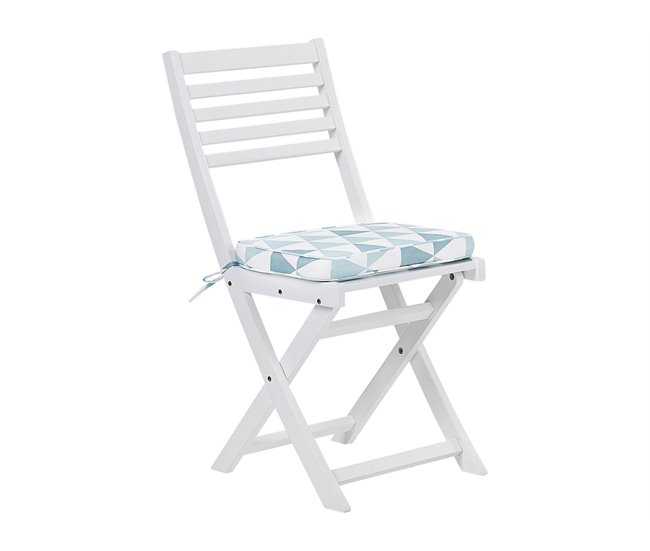 Beliani Conjunto de balcón FIJI Azul Claro