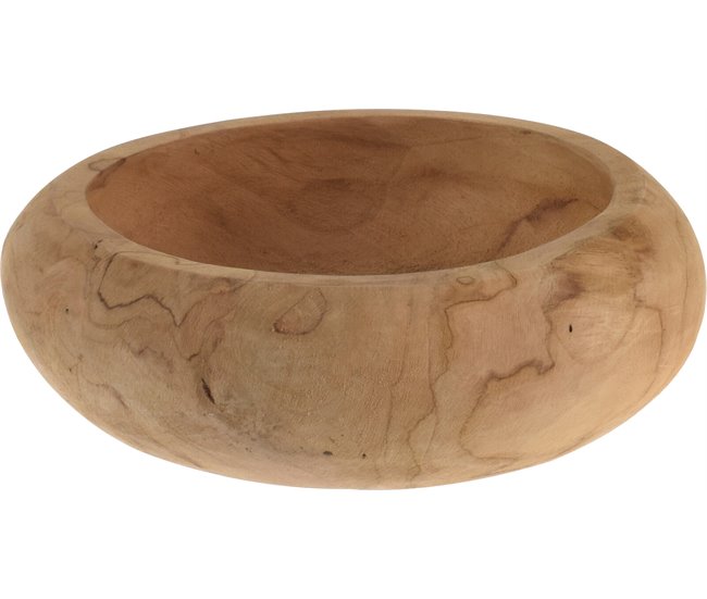 Taça LAIA em raíz de madeira teca Natural