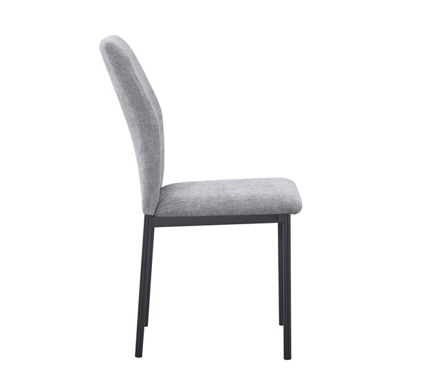 Conjunto de 4 cadeiras MARY cor cinza Cinza