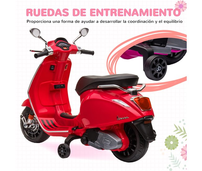 Moto para Crianças PP, Metal AIYAPLAY Vermelho