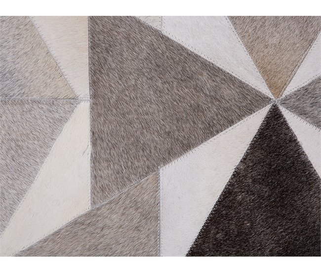 Beliani Pelos curtos ALAKA 160x230 Cinza Claro