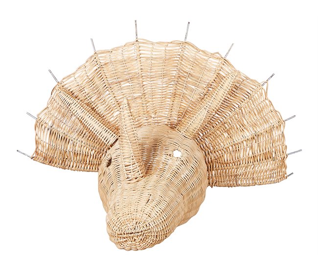 Beliani Decoração de parede BIOKO Castanho