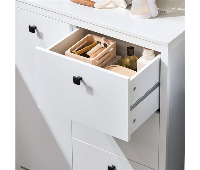 Armário de casa de banho BZR97 SoBuy PT 90 Branco