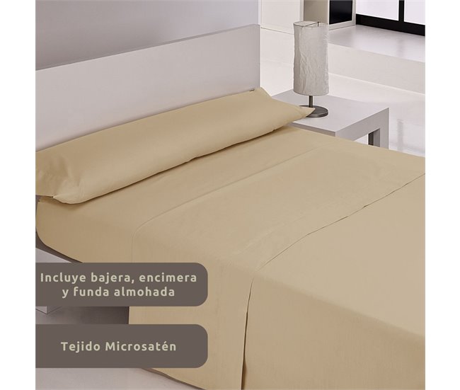 A Folha de Cama Lisa de Microfibre 