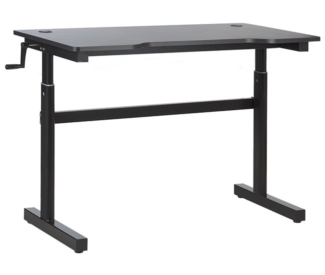 Beliani Secretária de jogos DURBIN 120x60 Preto