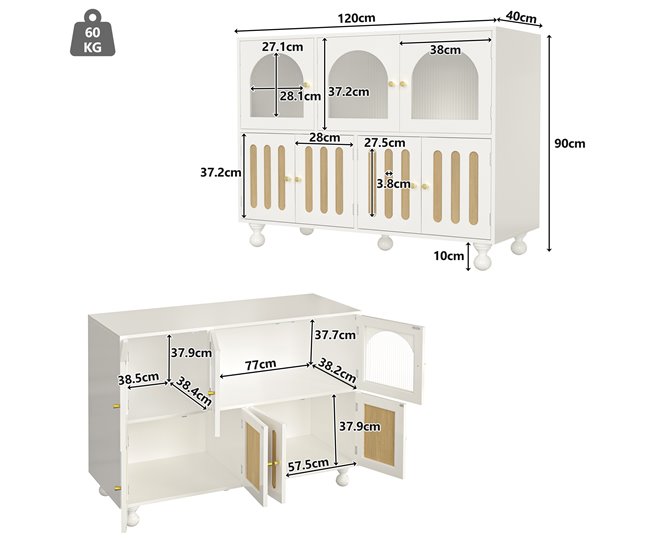 Aparadores 120 Branco