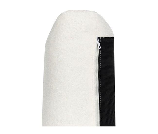 Beliani Sofá de 3 lugares Bouclé SIGGARD Branco