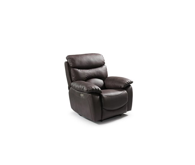 Poltrona relax elétrica microfibra ESPRIT Chocolate