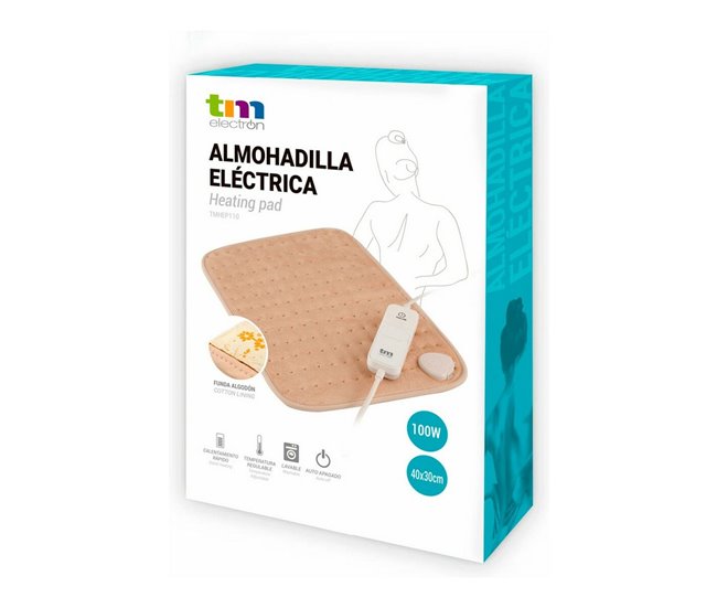 Almofada Elétrica para o Pescoço e Costas Multicor