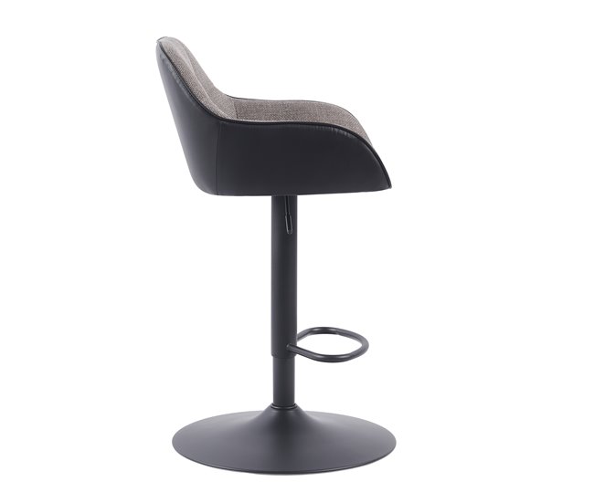 Conjunto de 2 bancos ajustáveis MATEO cinzento Cinza