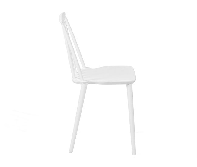 Beliani Cadeira de refeição VENTNOR Branco