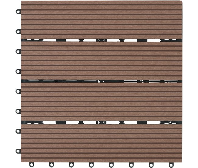 Azulejos de terraço Castanho