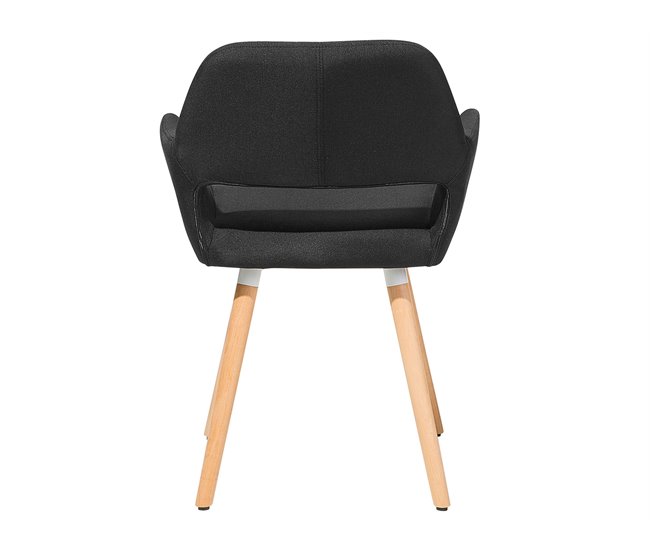 Beliani Silla de comedor CHICAGO Azul Marino