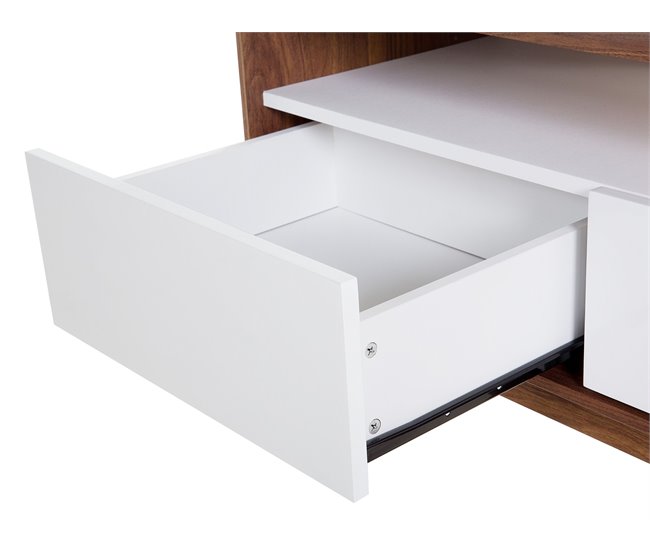 Beliani Mesa de TV SYRACUSE Castanho