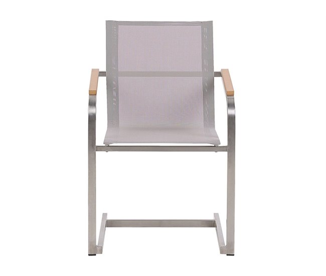 Beliani Conjunto de refeição COSOLETO Branco