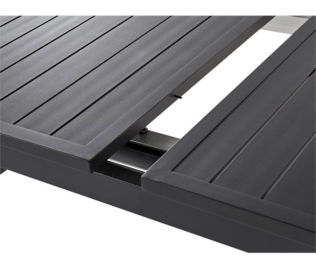 Beliani Conjunto de refeição VALCANETTO/BUSSETO Preto