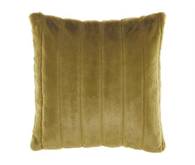 Beliani Almofada decorativa PUMILA 45x45 Cinza Claro