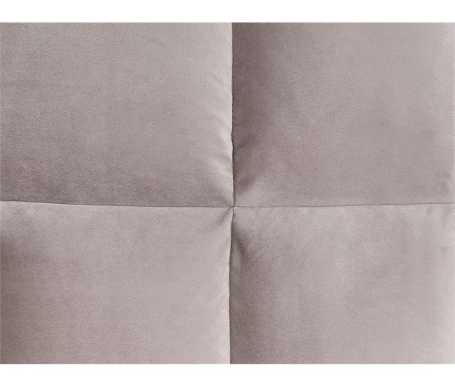 Beliani Chaise longue Poliéster LORMONT Cinza Escuro