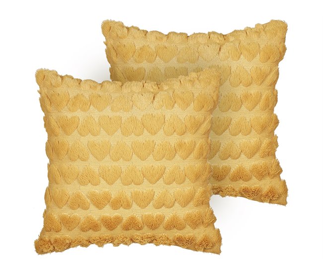 Beliani Almofada decorativa ASTRANTIA 45x45 Amarelo