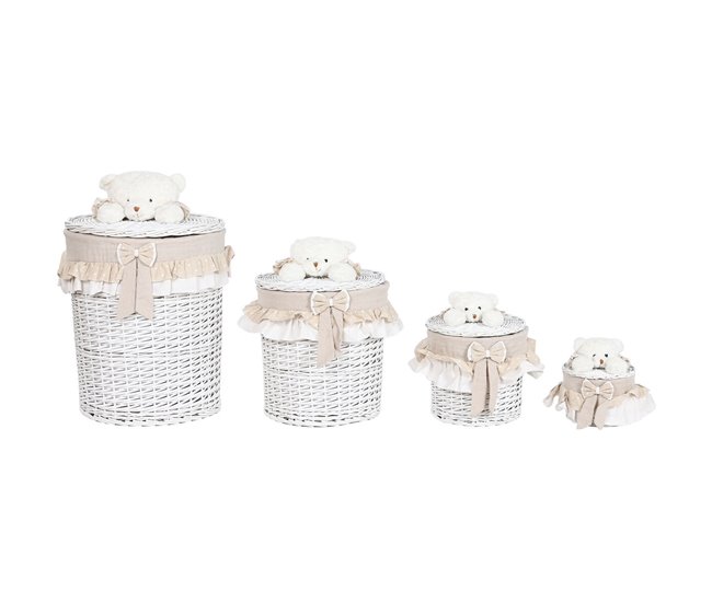 Cesto de Roupa Suja Branco