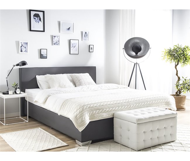 Beliani Cama continental Poliéster PRESIDENT 190x210 Bege