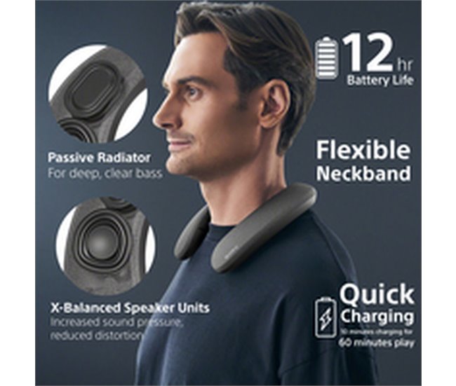 Altifalante Bluetooth Portátil SRS-NS7 Preto