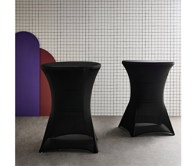 Conjunto de 2 capas - GALA - Capas para mobiliário de jardim com Preto