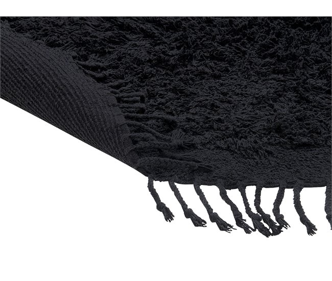 Beliani Shaggy (pelos longos) BITLIS 140x140 Preto