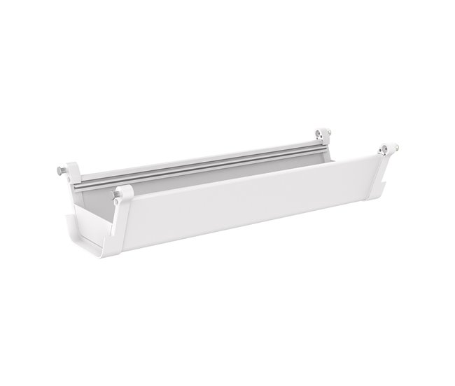 Suporte para cabos de secretária Skegness Metal Branco