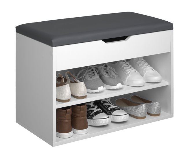 banco de sapatos 60 Branco