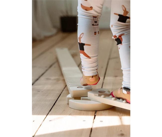 Trave de equilíbrio modular de 3 peças Madeira