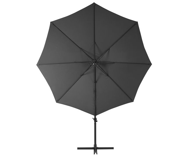 Guarda-sol ABBY 300x300x245cm Cinza Escuro