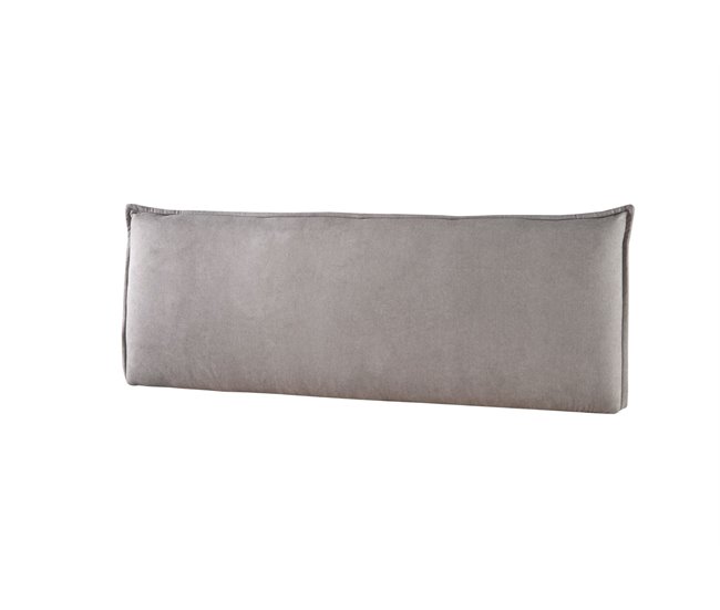  AGORA Cabeceira de cama estofada Microfibra AquaClean 145 Cinza