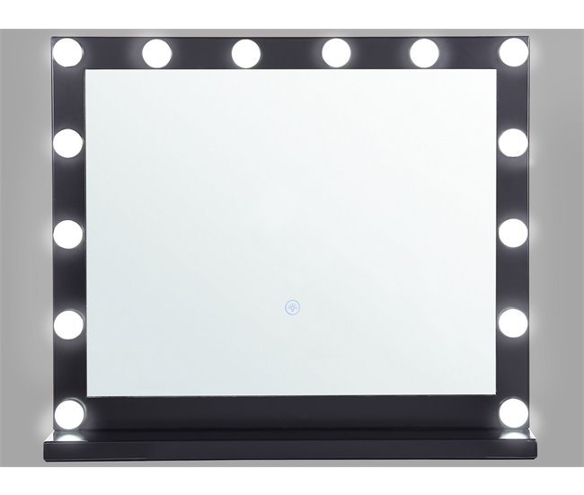 Beliani Espelho de maquilhagem BEAUVOIR 60x2 Branco