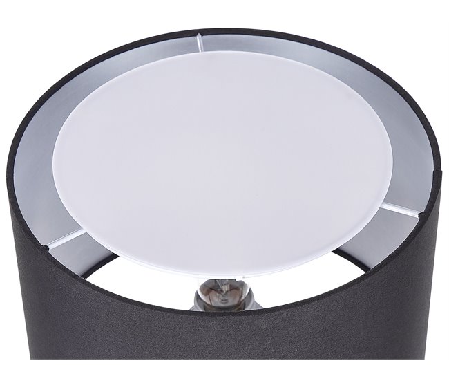 Beliani Candeeiro de mesa BALDWIN Preto